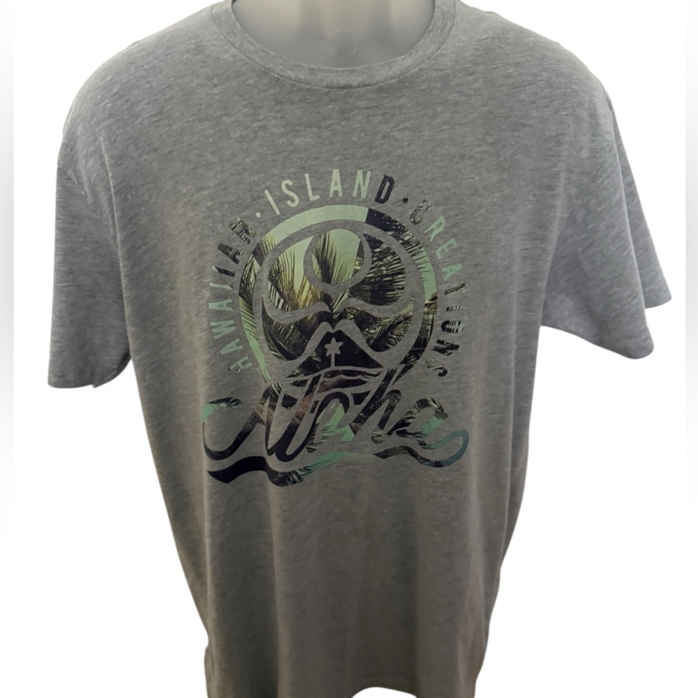 HIC Hawaiian Island Creations Logo Surf Tee Shirt Men L Large